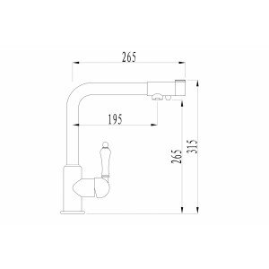 Смеситель ZorG ZR 320 YF-33 CLEAN WATER