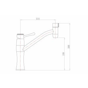 Смеситель ZorG ZR 403 KF